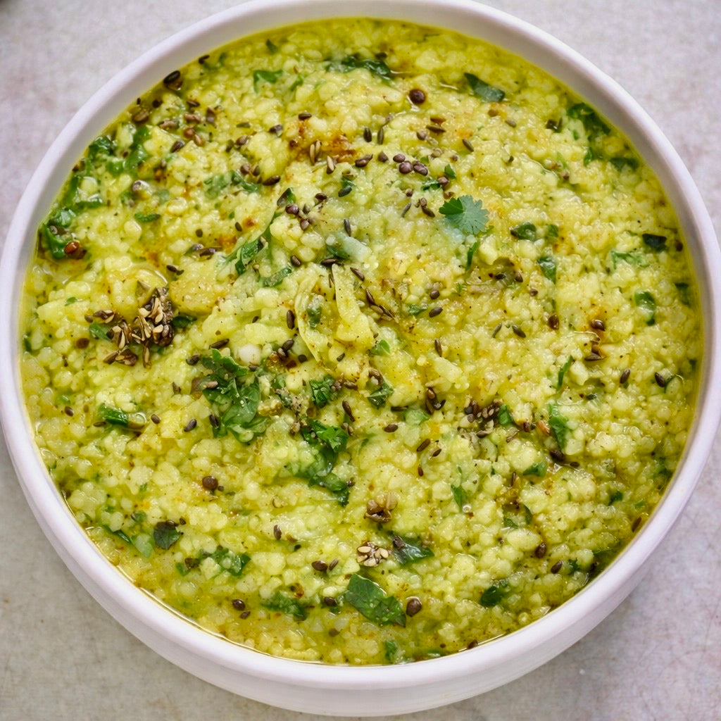Palak Dal Khichdi in desi ghee -pack of 2