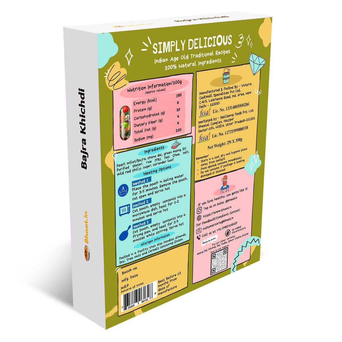 Bajra Millet Khichdi-Pack of 2