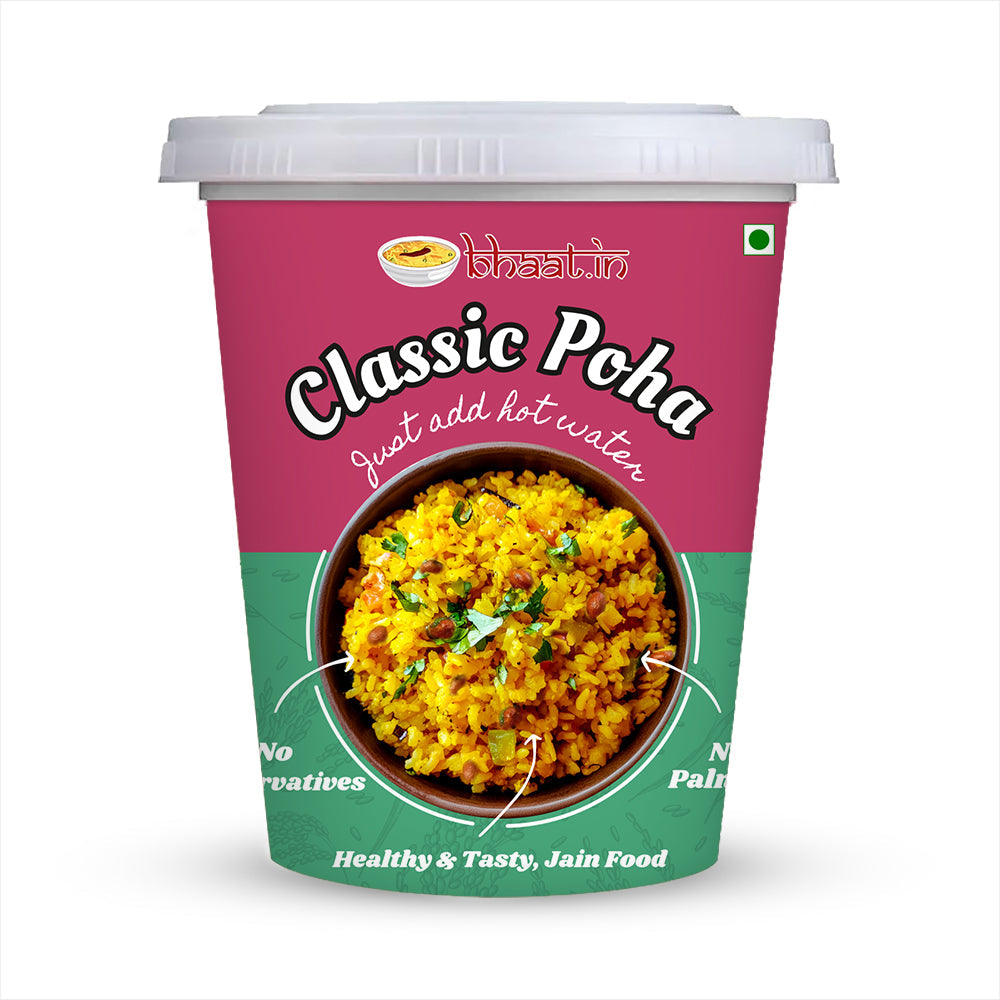 Breakfast combo-Jain Poha & Upma