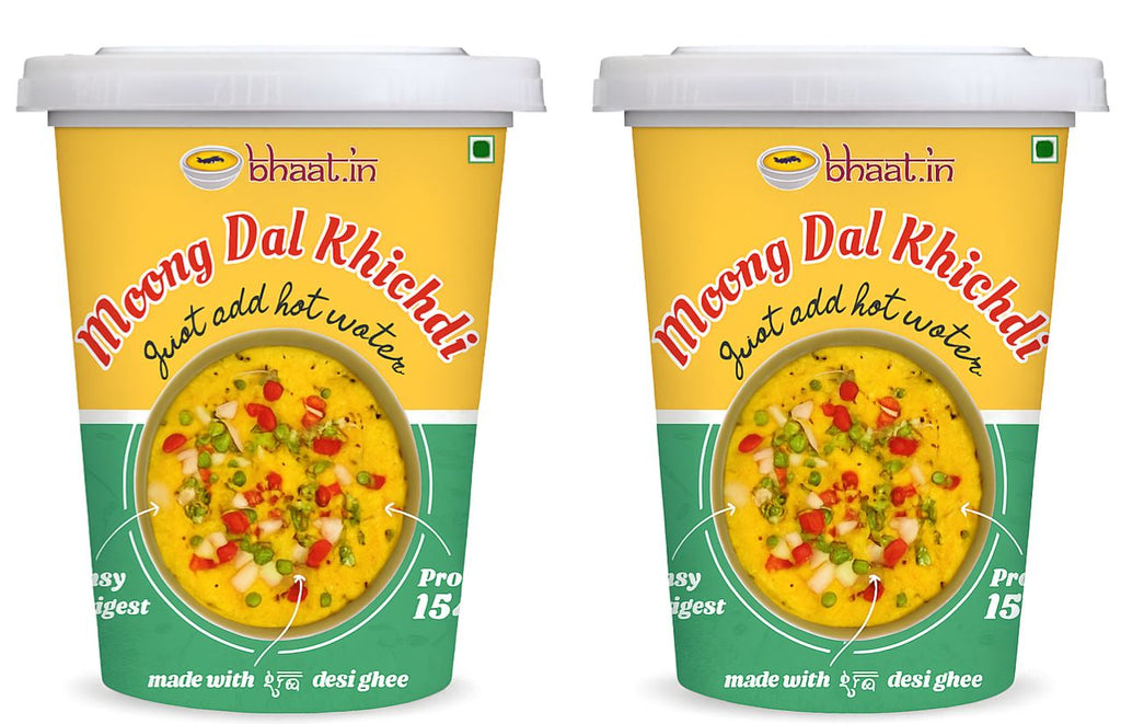 Moong Dal Khichdi in desi ghee-Pack of 2