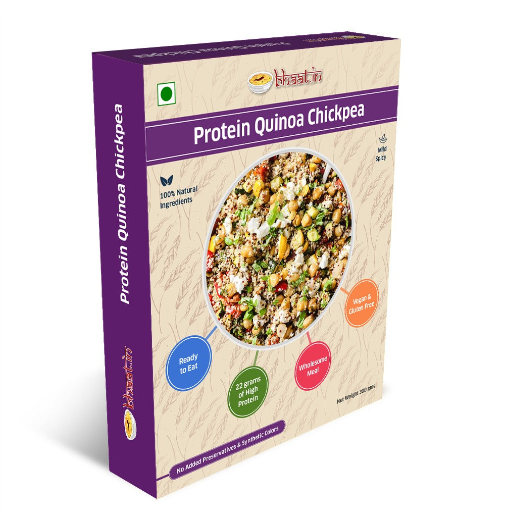 Quinoa chickpea -Protein 22 gms aprox